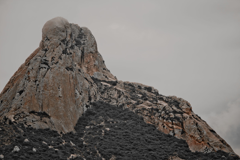 remote, outdoors, low angle view, trees, day, 8K, solid, nature, peña de bernal, no people, geology, clear sky, vacations, scenics - nature, physical geography