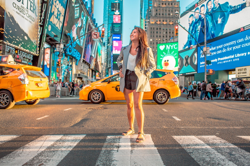 beauty, hair, ad, travel, 5K, city life, lane, travel destinations, times square, bright, light, adventure, motor vehicle, road, blogger, transportation