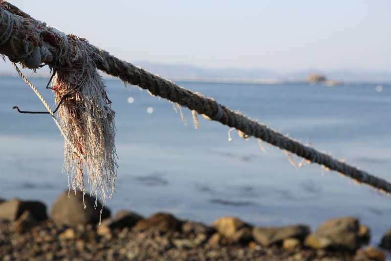 4K, dry, beauty in nature, sky, ice, focus on foreground, tranquility, land, water, beach, wood - material, no people, hanging, tether, sea, tranquil scene