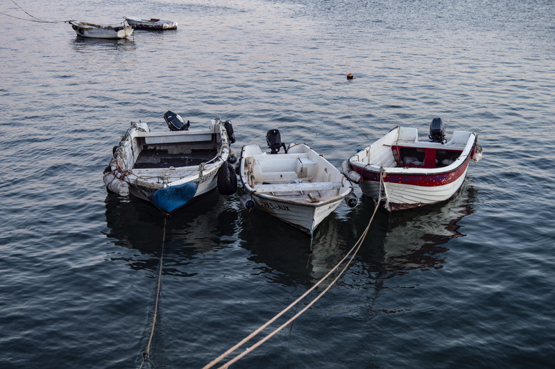 transportation, beach, high angle view, person, sea, nature, dock, nautical vessel, white, port, three, yacht, watercraft, rippled, mode of transportation