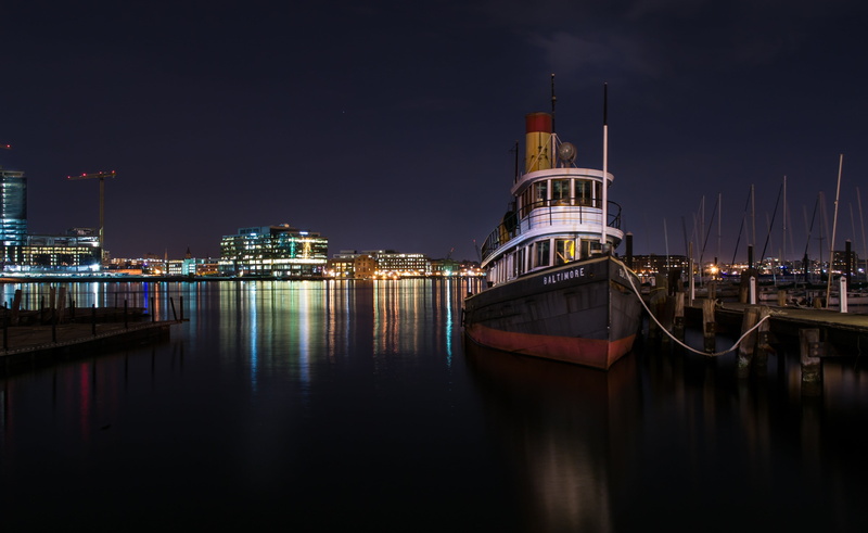 no people, transportation, building, nautical vessel, illuminated, steamship, vessel, city, boat, passenger craft, safe, building exterior, waterfront