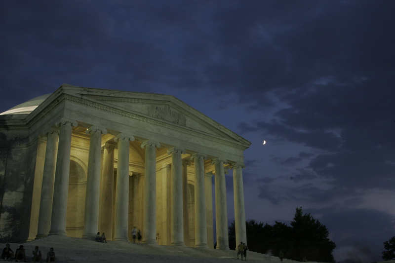 tourism, no people, landmark, built structure, history, capital, sky, low angle view, travel, thomas jefferson memorial, usa, national, architectural column