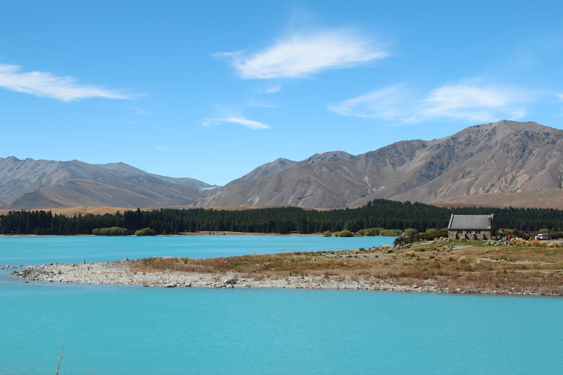 panorama, mountain range, 5K, Lake, cloud - sky, Mountains, mountains, sky, New Zealand, chapel, idyllic, outdoors, landscape, tranquil scene, day, lake