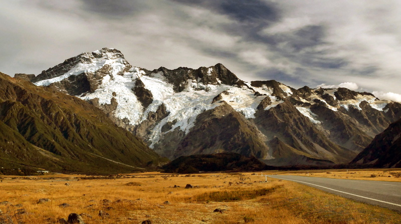 Moorhouse, Range, alps  mountains, landscape, snowed, 4K, cook, NZ, mountain Range, travel, snow, photos, mountain Peak, black sky, NP, mount  sefton