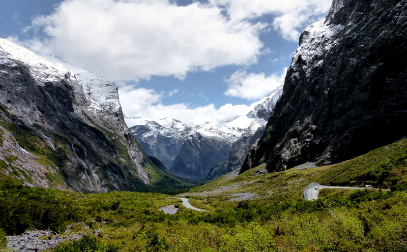 scenics, gray, Panasonic, outdoors, photo, 1080P, gray mountain, NZ, geo tagged, Valley, Bridge camera, daytimne, Dedication, Mountains, Public Domain