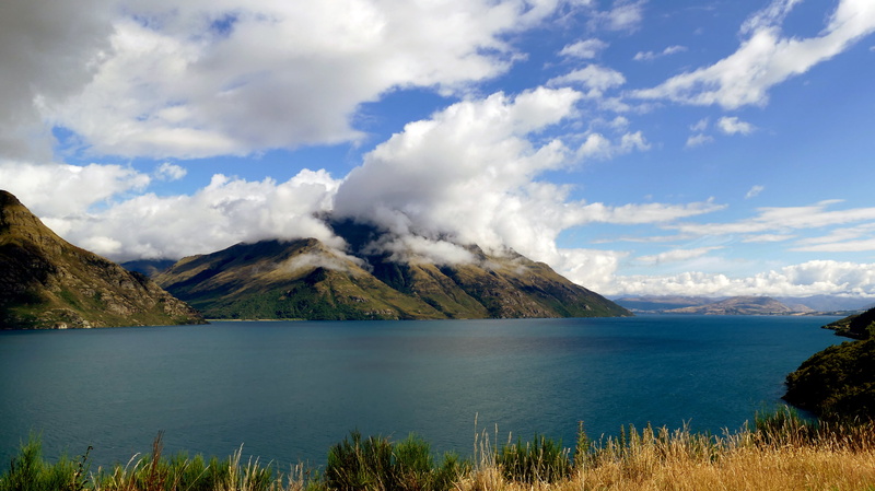 landscape, NZ, green mountain, wakatipu, beside, Lumix  FZ1000, Public Domain, outdoors, Lake Wakatipu, CC0, body of water, 4K, lake, geo tagged, green