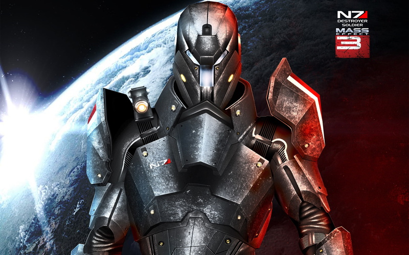 mass, nz, space, destroyer, Mass Effect, Mass Effect 3, robot, effect, 1080P