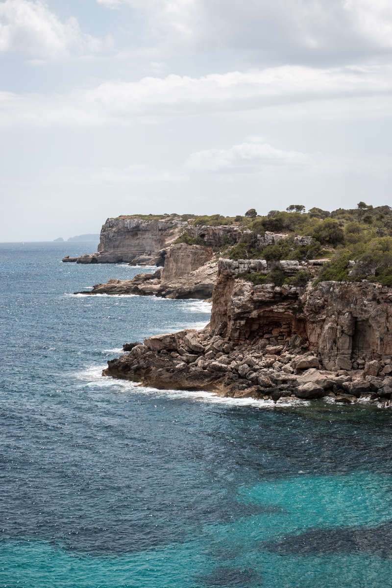 scenics - nature, tranquil scene, summer, no people, tranquility, land, sky, rock, horizon over water, hill, nature, rock formation, cloud - sky, idyllic