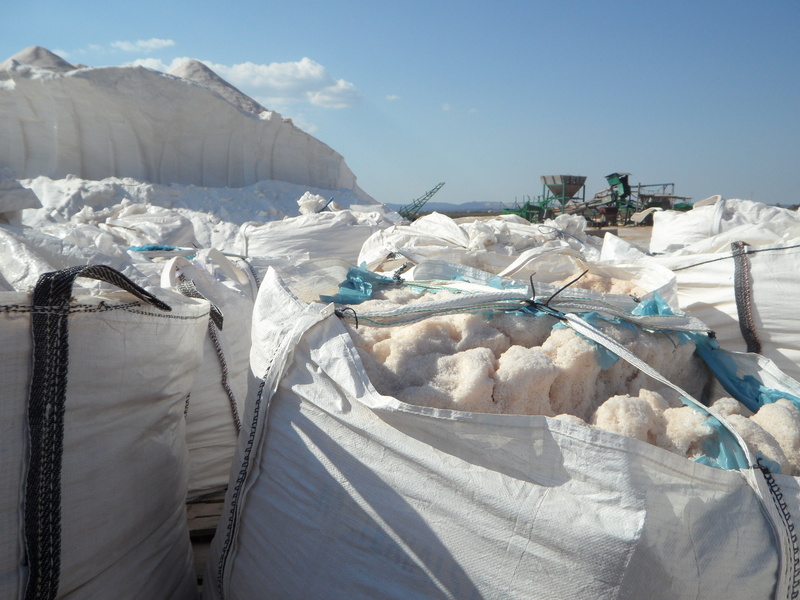 glacier, scenics - nature, sea salt, landscape, sea, industry, frozen, salt, mallorca, ses salines, 4K, purity, ice, white, sunlight, storage, sky, winter