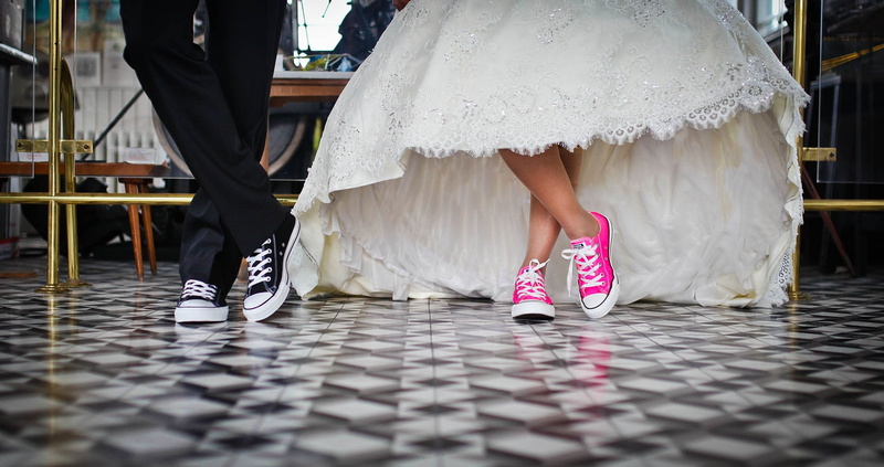 women, wedding dress, newlywed, love, human body part, couple - relationship, two, real people, fashion, life events, positive emotion, human limb, married