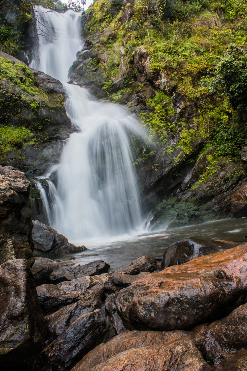green Color, power in nature, environment, tropical, lake, wet, Waterfall, outdoor, natural, fresh, Nature, land, 5K, scenery, rock formation, flowing