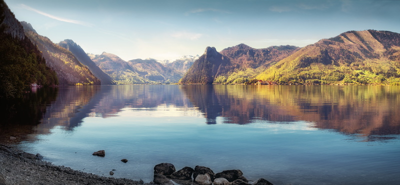 no People, solid, scenics, mountains, rock - Object, mountain Range, travel destinations, surrounded, sun, tranquility, 5K, beauty In Nature, land, cloud - sky