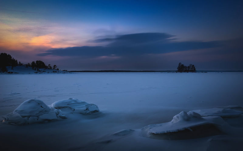 sea, frozen, Winter, evening, snow, Sunset, A200, sony, 2K, dusk, nature, landscape, ice, nighttime, photo, cold - Temperature, sky, scenics, area