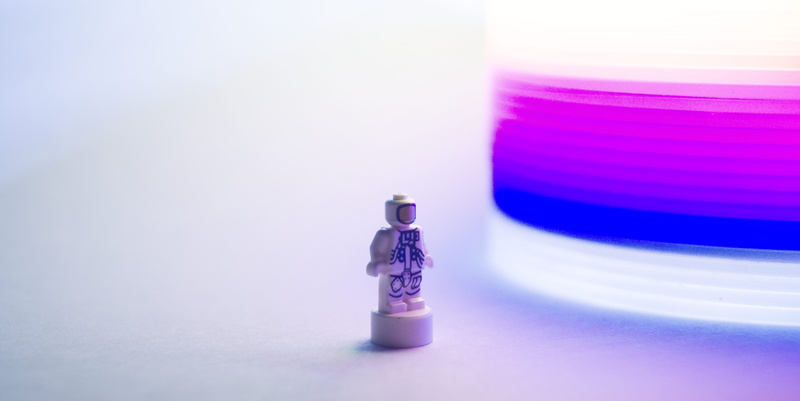 ink, 5K, colored background, pink color, technology, astronaut, graphics, communication, video gaming, text, macro, glow, lego, multi colored, pink, no people