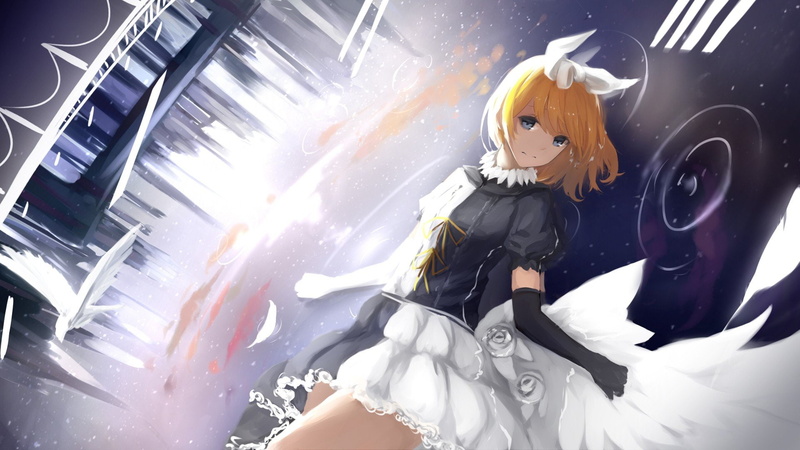 adult, females, headwear, portrait, occupation, indoors, one person, looking at camera, anime girls artwork, equipment, representation, technology, astronaut