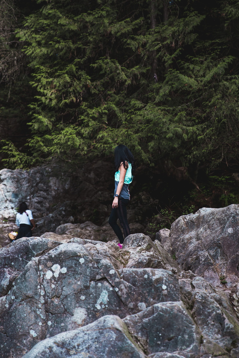 trekker, day, rock - object, hiking, stone, black, young adult, young, 2K, solid, leisure activity, people, rock, nature, hiker, black hair, real people