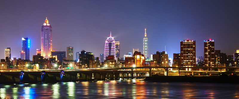 no people, outdoors, high rise, waterfront, town, landscape, building exterior, financial district, night, skyline, illuminated, downtown, 5K, travel destinations