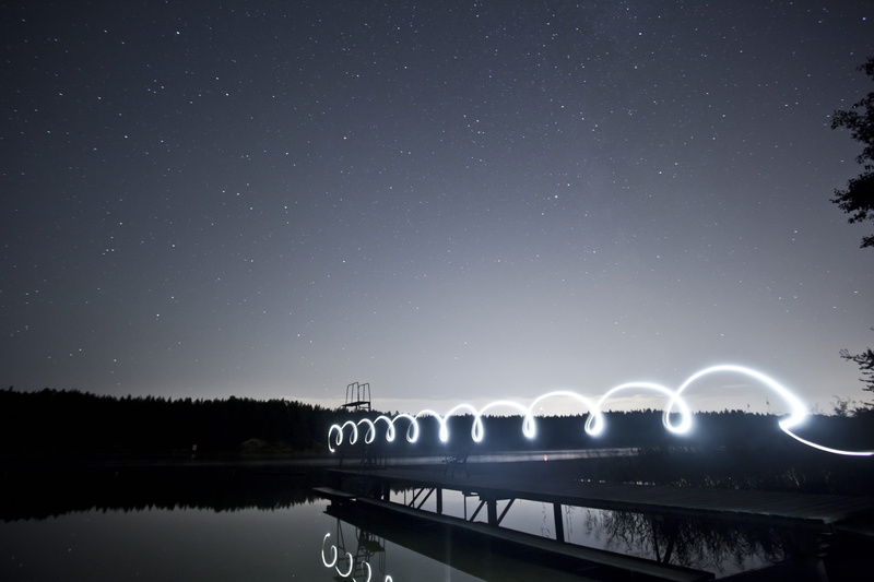 outdoors, connection, star - space, electricity, dark, reflection, space, photo, neon runner, 5K, luminated coil, no people, transportation, light trail