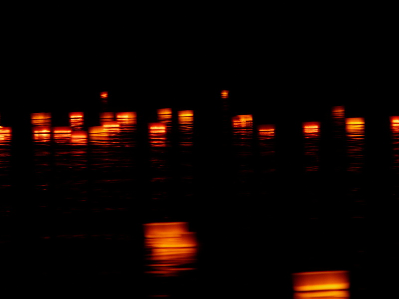 evening, atmosphere, water, no people, love, waterfront, sky, blurred motion, candlelight, 2K, light, Swim, Candles, orange color, neon, silhouette, mood