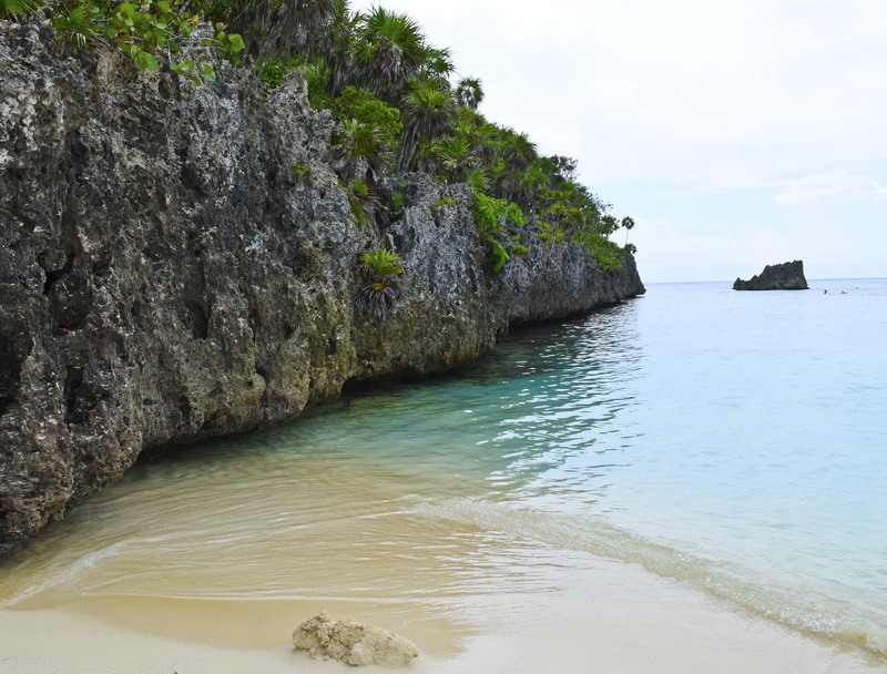 outdoors, Rock, scenics, mountains, seascape, vacation, shoreline, day, tourism, landscape, scenics - nature, tide, solid, idyllic, Roatan, blue, Honduras
