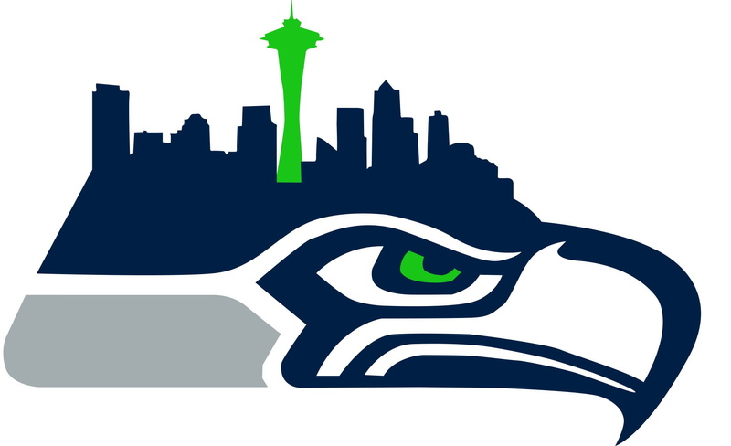 architecture, symbol, blue, seahawks, sign, 1080P, flag, nfl, design, white background, nature, football, silhouette, computer icon, seattle, studio shot