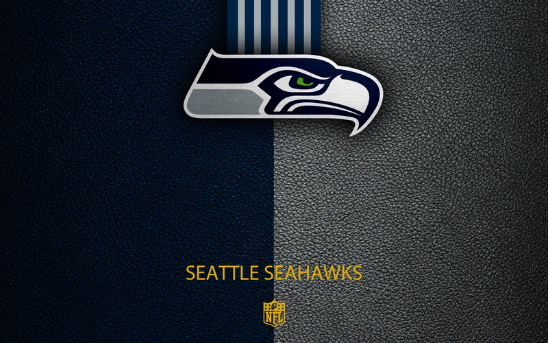 Emblem, Football, NFL, Seattle Seahawks, Logo, 4K