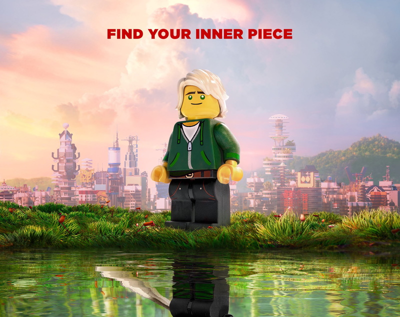building exterior, reflection, cloud - sky, childhood, male likeness, art and craft, The LEGO Ninjago Movie, 2017, text, digital composite, city, representation