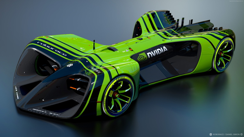 4K, Daniel Simon, electric cars, Roborace NVidia, future cars, Formula E season