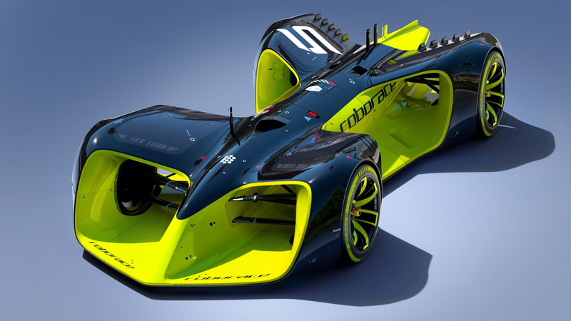 Daniel Simon, Formula E season, electric cars, Roborace, 4K, future cars, Hybrid