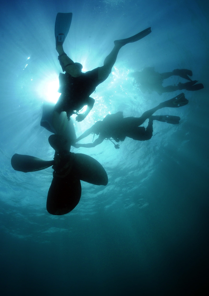 adventure, nature, diving flipper, diving equipment, unrecognizable person, repairing, 1080P, beautiful, full length, swimming, sea, real people, diving