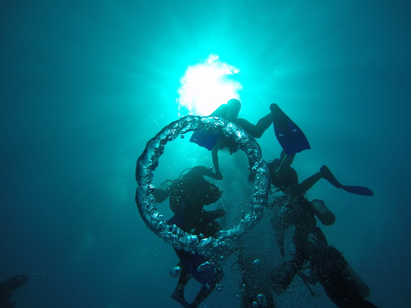 sea, swimming, leisure activity, diving suit, diving flipper, marine, water, blue, diving equipment, 4K, unrecognizable person, nature, scuba diving, adventure
