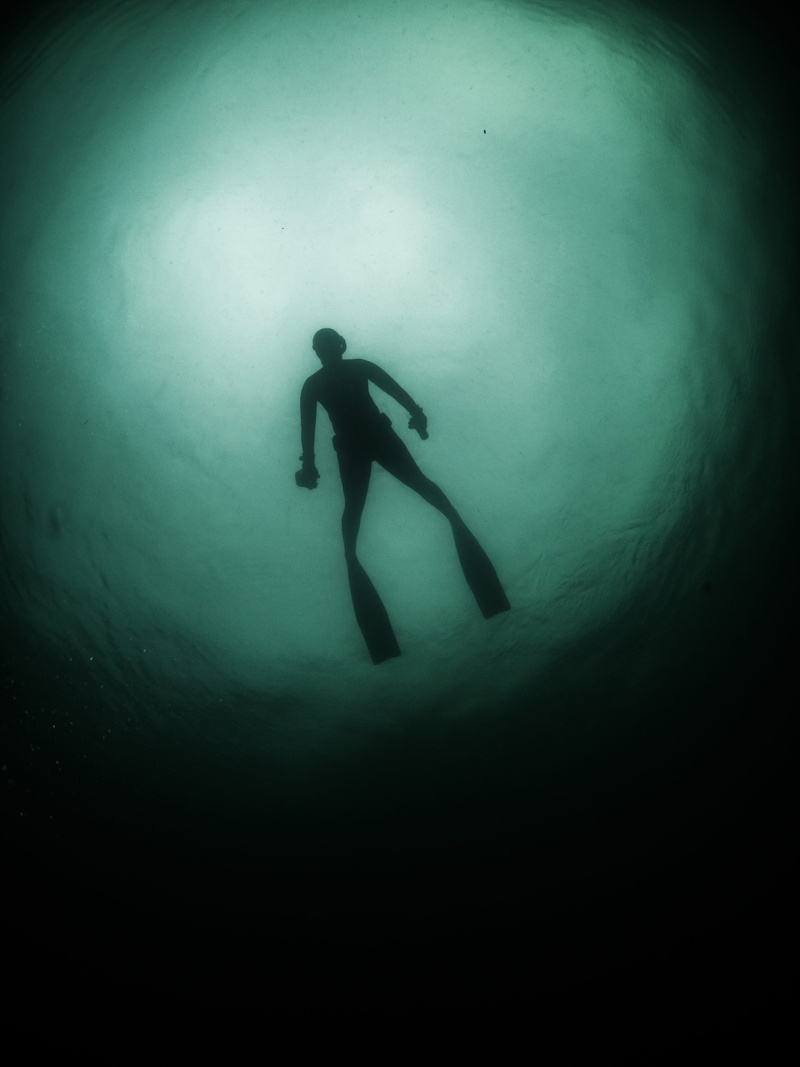 view, leisure activity, person, green, adventure, aquatic sport, pacific, water, swimming, underwater diving, diver, sport, one person, real people, diving flipper