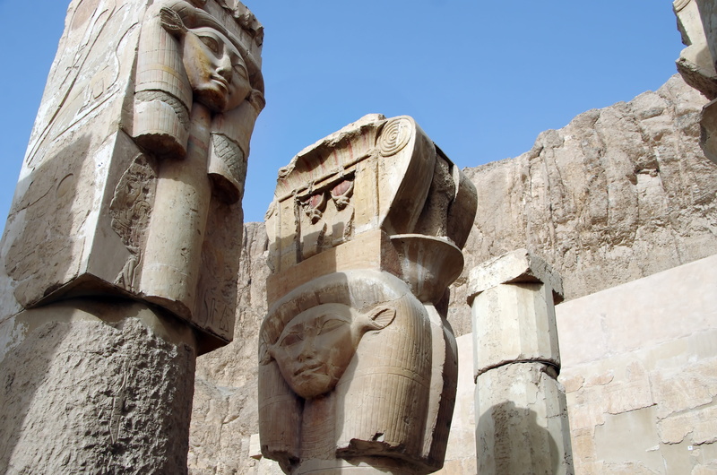 spirituality, queen-pharaoh, ancient civilization, ancient, built structure, antique, architecture, stone material, history, outdoors, the past, ancient ruins