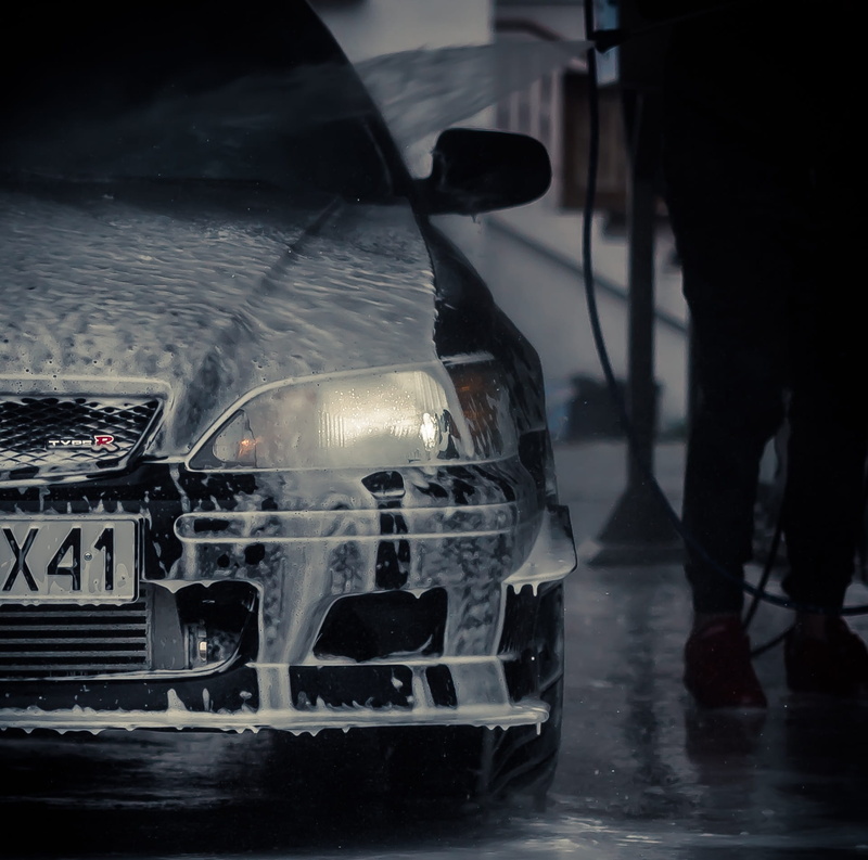 wet, Tuning, motor vehicle, rain, night, headlight, rainy season, Japan, city, street, honda, motion, Car, 1080P, unrecognizable person, transportation