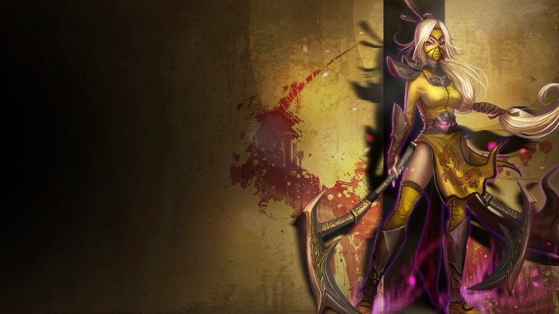 RPG, fantasy girl, art and craft, damaged, Akali, drop, League of Legends, close-up, 1080P, indoors, illuminated, belief, built structure, glass - material