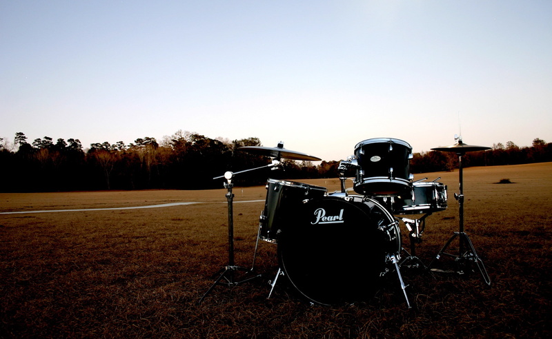 transportation, drum, no people, tree, plant, pearl, field, outdoors, Music, black, landscape, mode of transportation, nature, Drums, grass, land, copy space