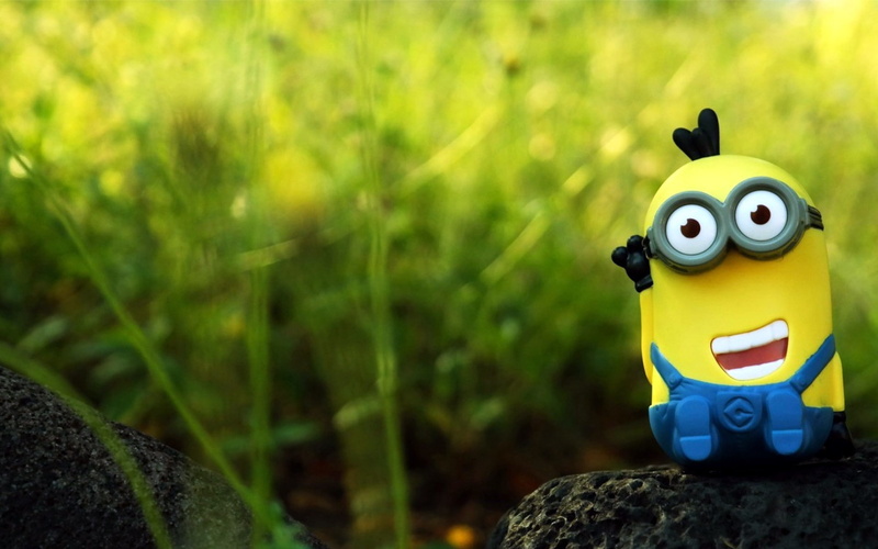 toy, Nature, positive, minion, figurine, 1080P, Macro, blur, bokeh, vacation, welcoming