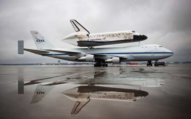 boeing 747, nasa, boeing, 2K, airliner, shuttle, plane, airplane, transport, 747, space, aircraft
