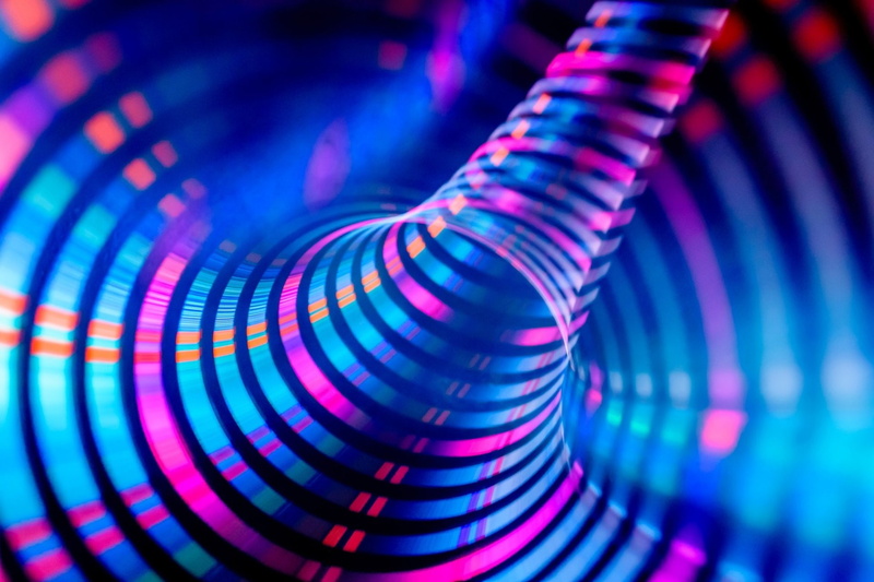 Artistic, 1080P, Colors, Tunel, Tunnel, Abstract