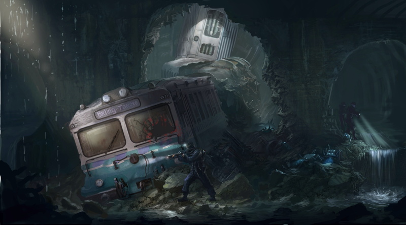 Sci Fi, Soldier, Metro, 2K, Robot, Tunel, Post Apocalyptic