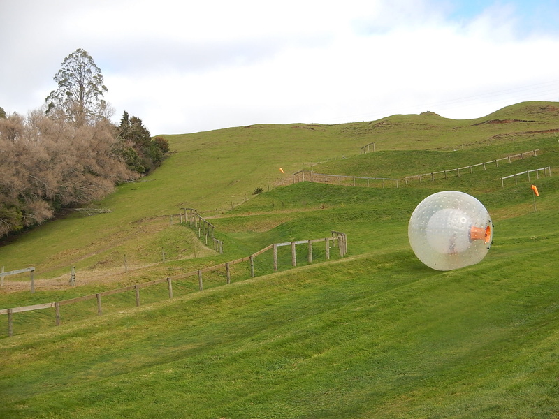 Downhill, ball, no people, rolling downhill, Rolling, rural scene, sphereing, cloud - sky, grass, outdoors, orbing, sky, environment, landscape, fun, field
