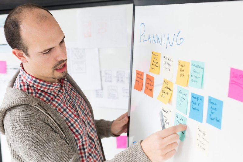 males, holding, Creative, Ideas, strategy, reminder, Business, adhesive note, Graphic Designer, developer, businessman, Presentation, adult, session, photo