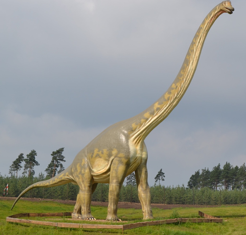 parasaurolophus, dinosaur, plant, representation, sky, theme park, animal representation, gold colored, sauropods, tree, mammal, sculpture, animal, field