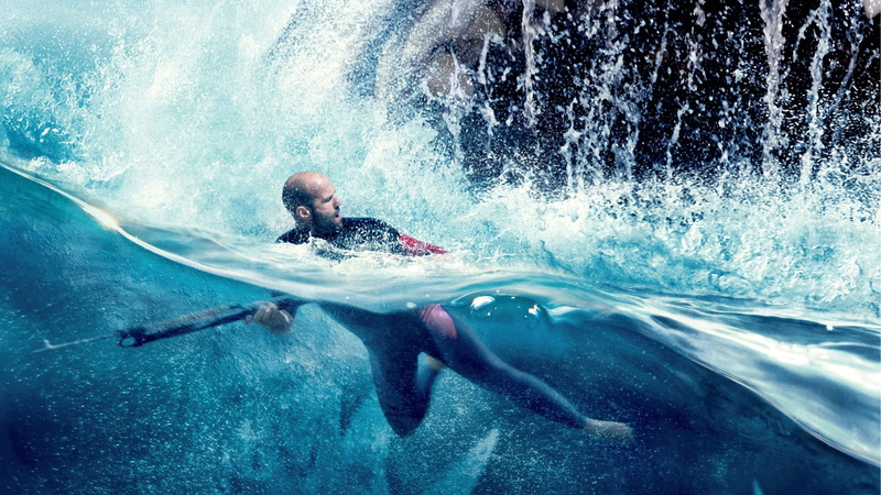 Jason Statham, The Meg, Movie, 1080P
