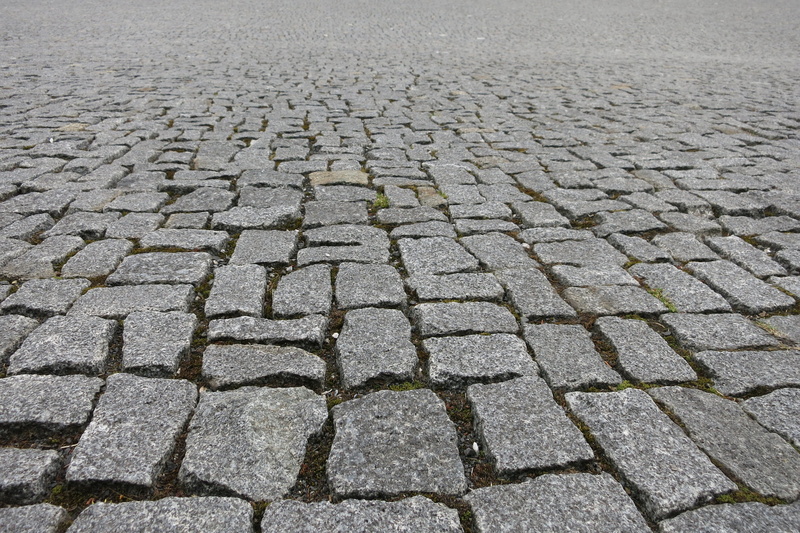 Ground, high angle view, Patch, surface level, concrete, 4K, direction, day, no people, textured, Paving Stones, the way forward, road, cobblestone, nature