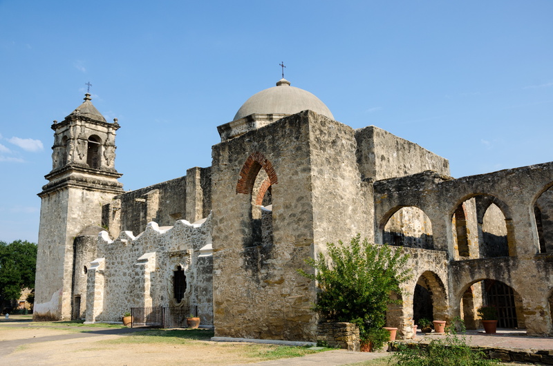 spirituality, san antonio, the past, church, spanish, san miguel de aguayo, mission station, travel destinations, america, 4K, belief, built structure