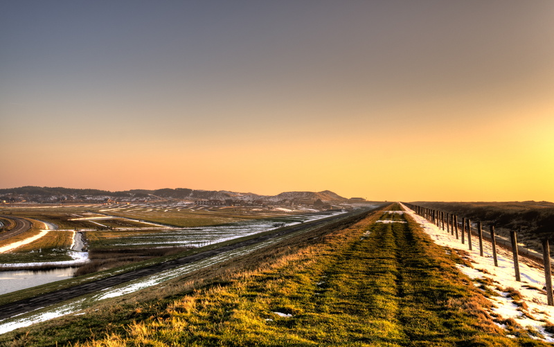 field, rice, sky, hand-held, Holland, Nederlands, winter, fence, Nikon D750, hemel, sundown, landscape photography, HDR, high dynamic range, light, Dutch