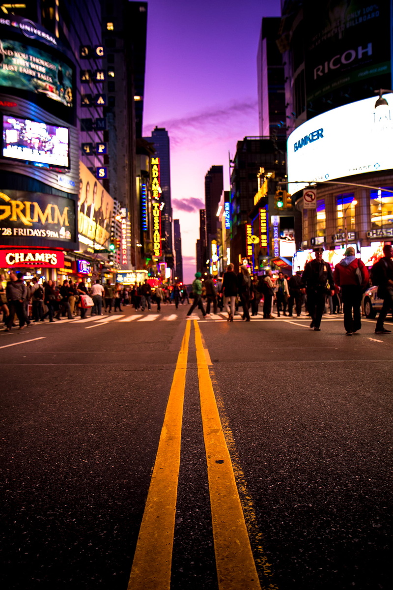 lines, sunset, lights, lifestyles, symbol, nightlife, 1080P, large group of people, transportation, built structure, night, illuminated, crowd, city life