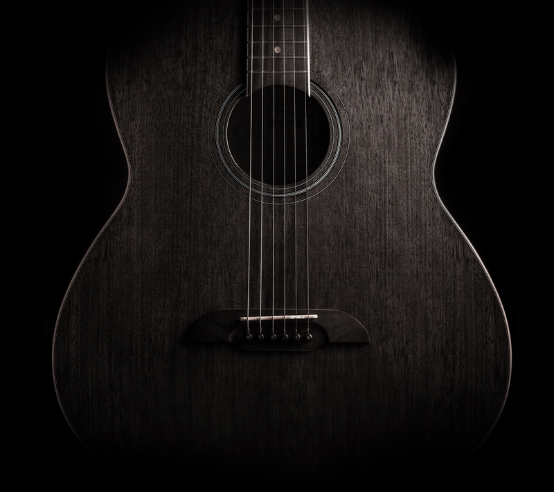HD, 2K, Stock, Huawei Mate 10, Guitar, Dark background