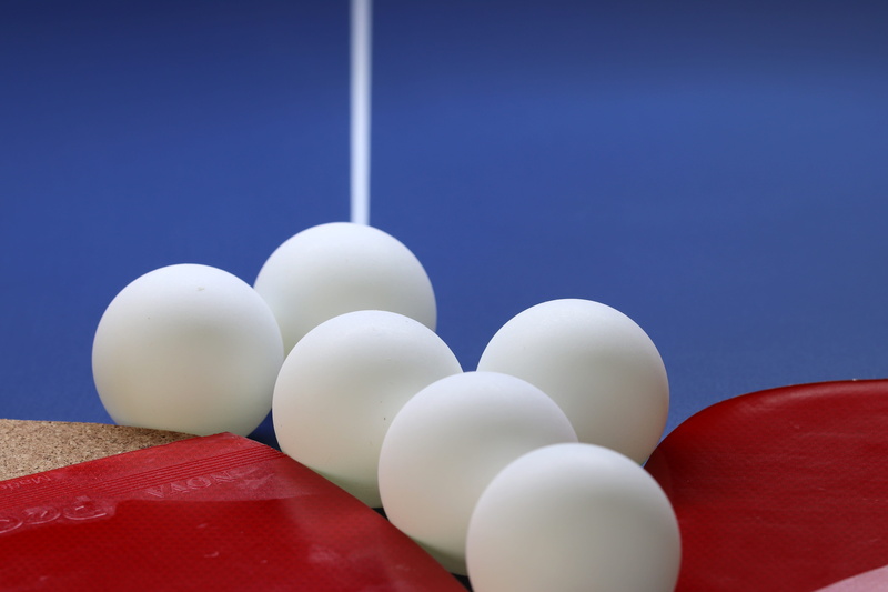 colored background, ping-pong paddles, games, blue, food, game, health, still life, egg, red, celebration, olympic, order, no people, ping-pong ball, blue background